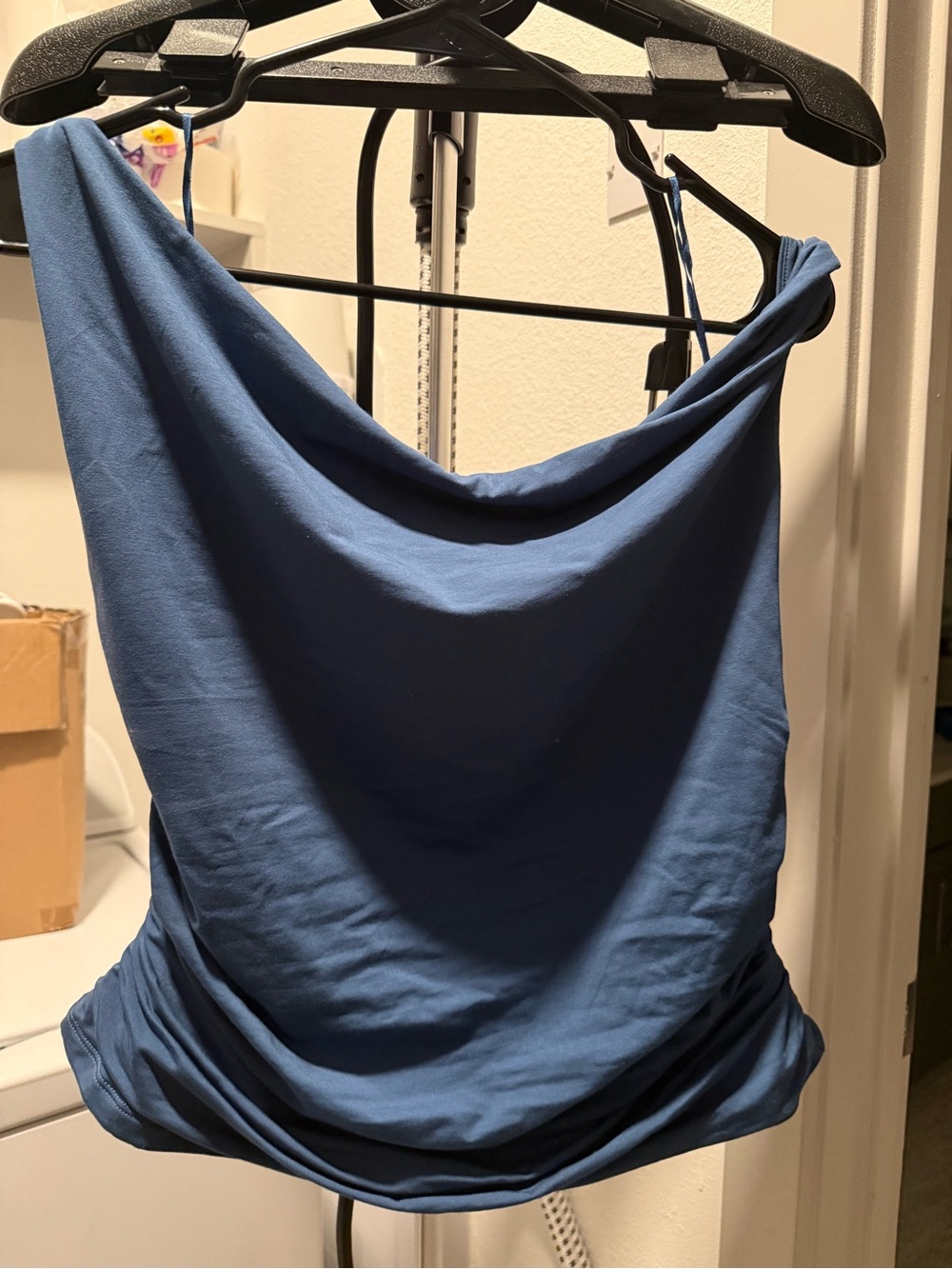 Abercrombie & Fitch Blue Cowl Neck Chemise